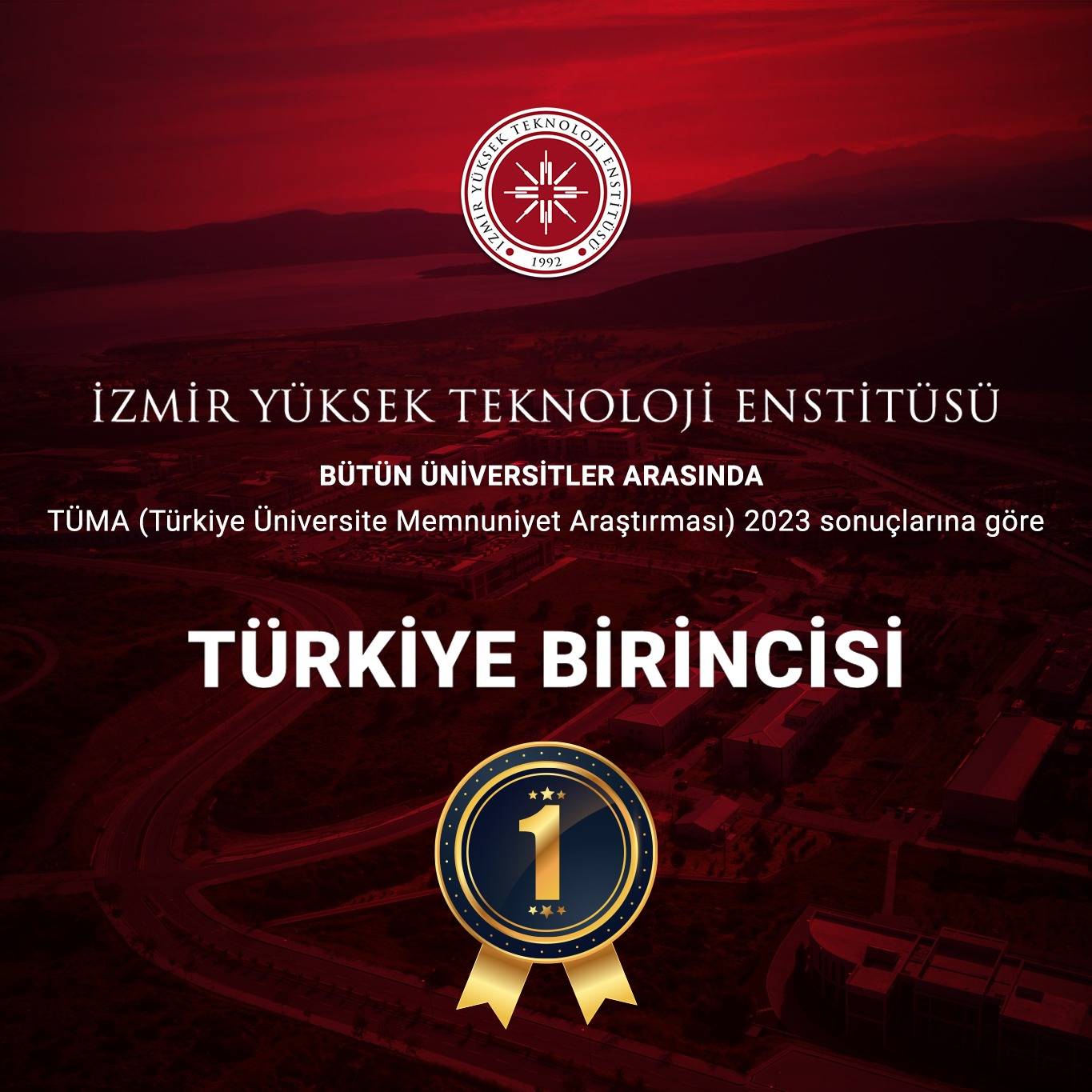 İYTE, Öğrenci Memnuniyetinde Türkiye Birincisi